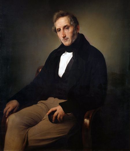 Alessandro Manzoni, en un retrato de Francesco Hayez en 1841.