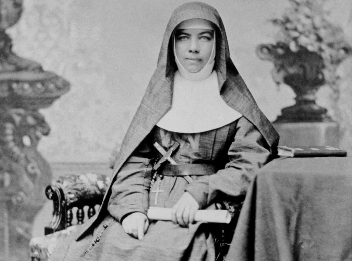 Santa Mary Mac Killop fotografiada en 1869 en Australia