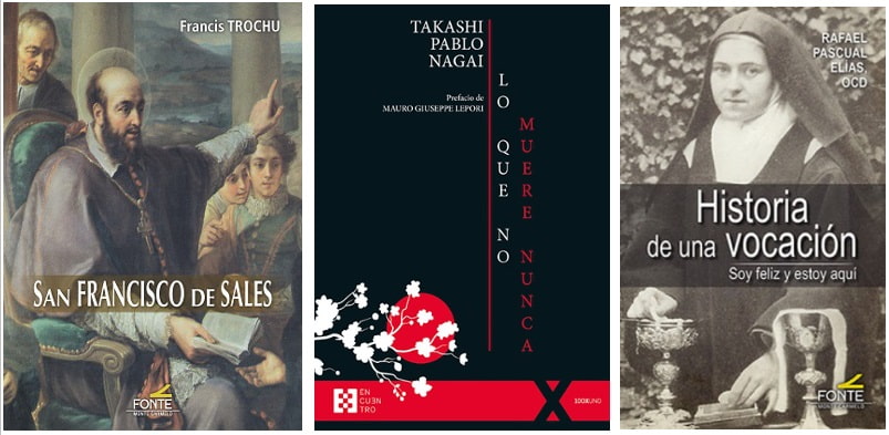 Libros sobre San Francisco de Sales, Takashi Nagai y las vocaciones vistas desde Santa Teresita