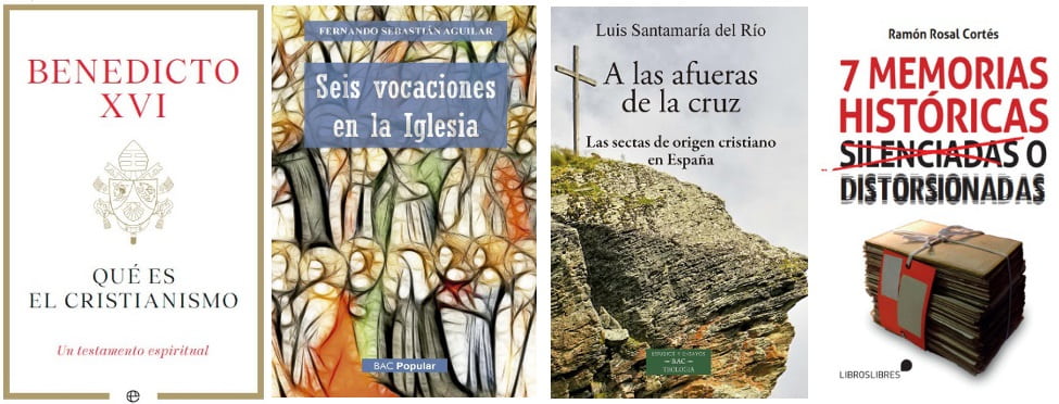 Libros póstumos de Benedicto XVI; el arzobispo Sebastián, y novedades sobre sectas e historia de la Iglesia