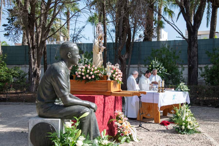 Misa por los 30 años del fallecimiento del Rey Balduino en su casa de Motril, Granada