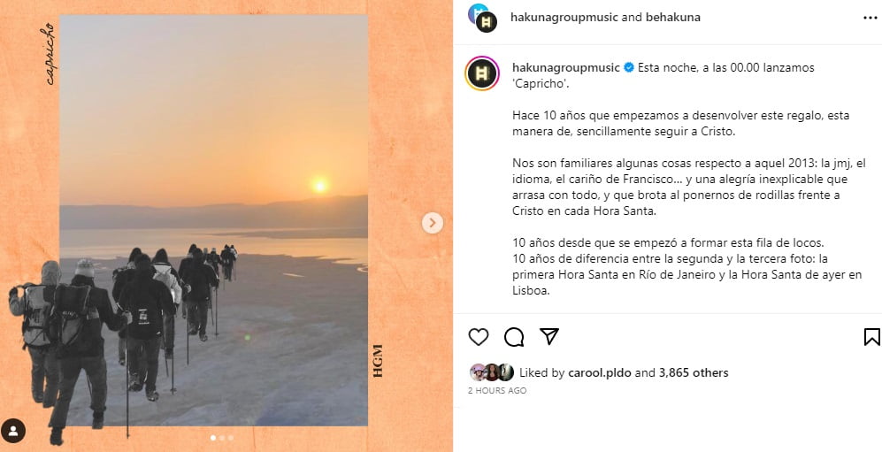 Hakuna en Instagram celebra sus 10 años y reflexiona sobre ellos