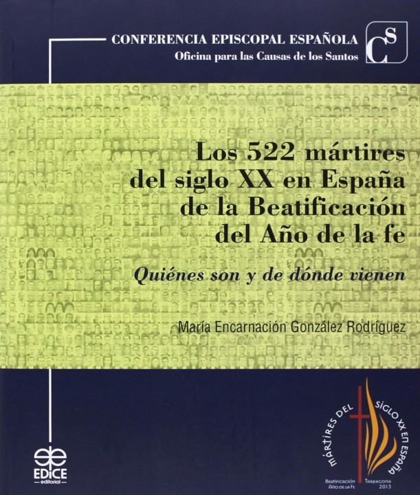 Portada de Los 522 mártires del siglo XX en España