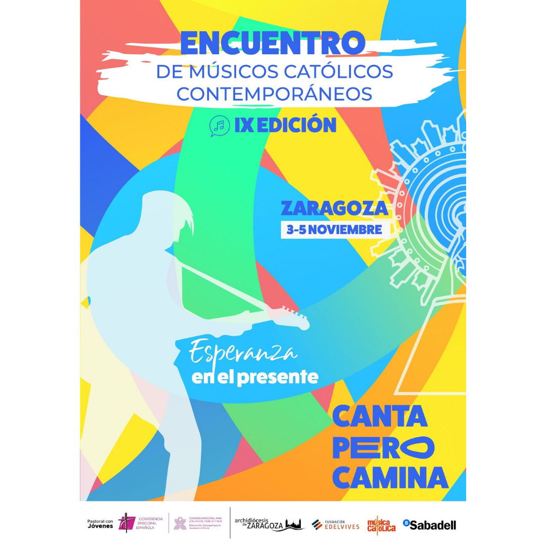 Cartel del IX Encuentro de Músicos Católicos Contemporáneos.