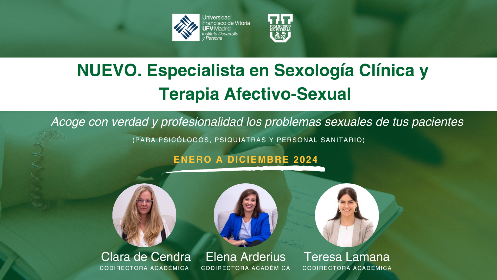 Panel sobre Sexología Clínica de la UFV