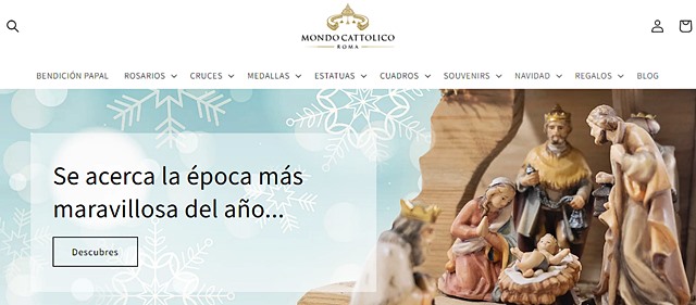 Portal de Mondo Cattolico para la Navidad.
