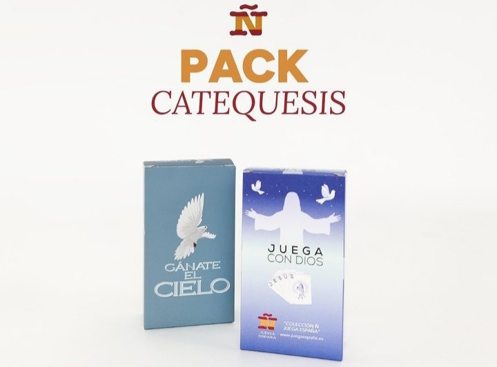 "Pack catequesis" de Juega España, "Gánate el Cielo" y "Juega con Dios". 