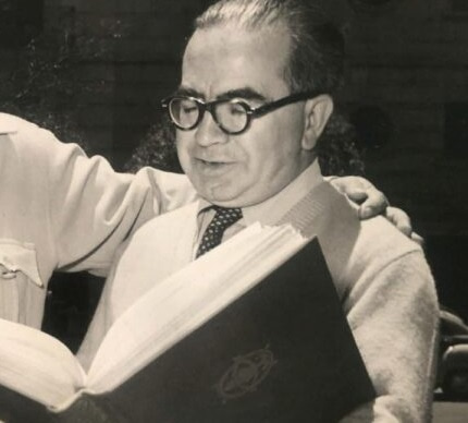 El comunista y literato Wenceslao Roces en 1950 en México