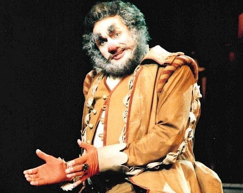 Martin Babjak como Falstaff en la ópera de Verdi