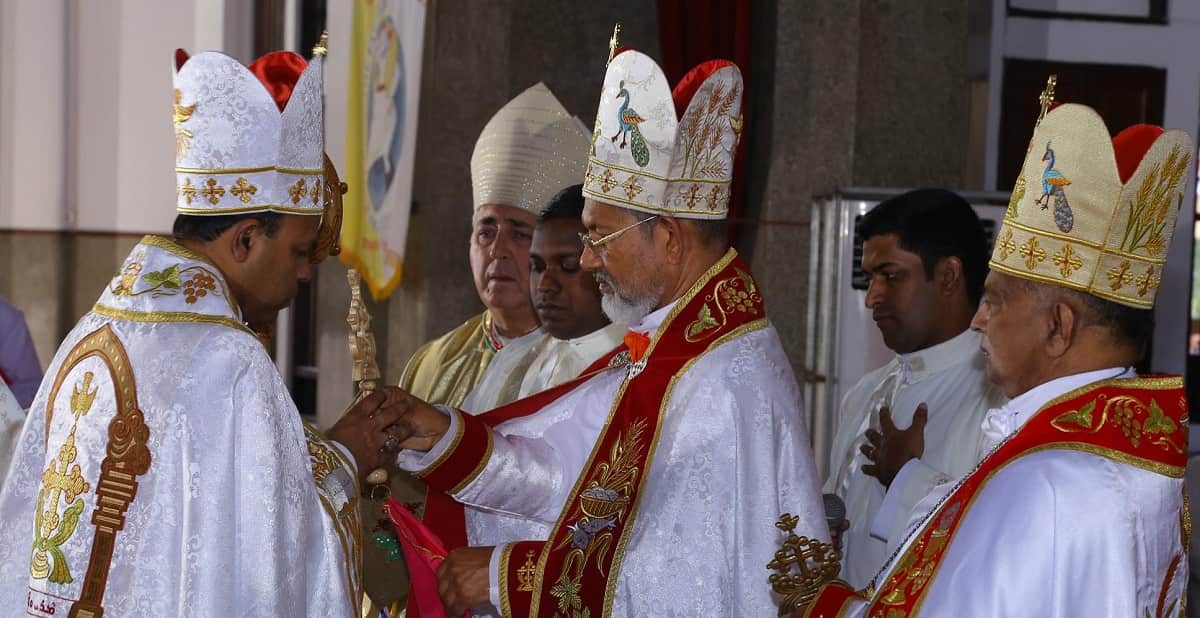 Consagración del obispo Jose Pulickal en 2016 según el rito siromalabar