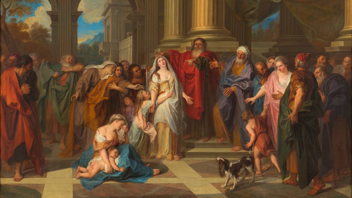 Susana acusada de adulterio, de Antoine Coypel. Museo del Prado.