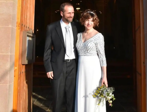 Una de las fotos que Silvia Caballol ha difundido en Instagram de su boda católica con Xavier Novell