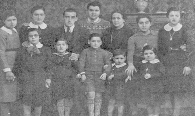 Antonio Tort Reixachs y su familia.
