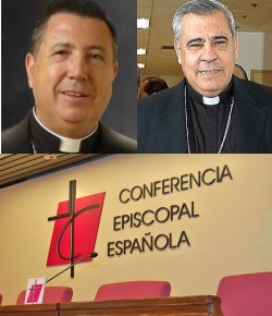 Juan Del Río a la Ejecutiva y Javier Martínez a Doctrina de la Fe de la CEE