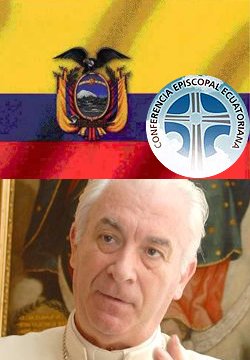 Mons. Arregui denuncia ante el Papa el acoso del gobierno Correa