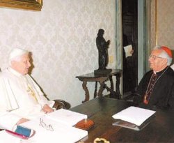 Benedicto XVI muestra su apoyo al cardenal Terrazas y pide que se aclare su atentado