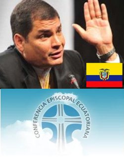 Correa arremente contra la jerarquía católica tras el triunfo del sí a su Constitución