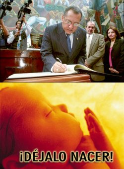 71 diputados guatemaltecos firman "El libro de la Vida" contra el aborto