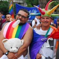 Homosexuales en un desfile