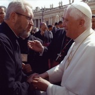 El Papa con Christopher Phillips