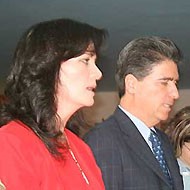 Emilio Burillo y su mujer, Mónica Alemán