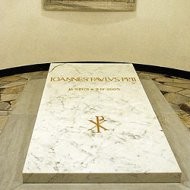 Actual tumba de Juan PAblo II