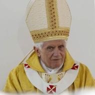El Papa en un momento de la misa de clausura