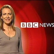 Una presentadora de la BBC noticias