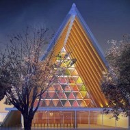 Proyecto de la nueva catedral de cartón en Christchurch
