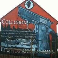 Pintada pro-violencia en Irlanda del Norte