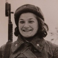 Natalia en la guerra en 1941