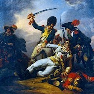 La captura de Charette, en un cuadro de Watteau.