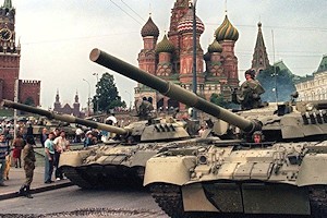 Tanques en Moscú: momentos decisivos.