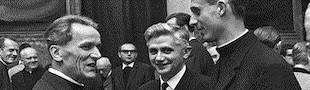 Joseph Ratzinger, joven teólogo en 1954.