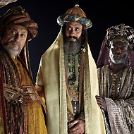 Los Reyes Magos en la película Natividad (2006).