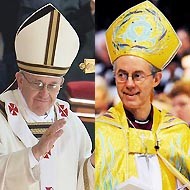 El Papa Francisco y Justin Welby.