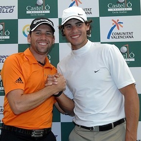 Sergio García y Rafa Nadal.