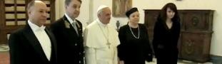 El Papa con los diplomáticos rusos