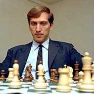 Bobby Fischer, en sus tiempos de gloria.