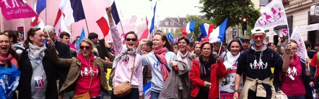 La cuarta Manifestación Para Todos (Manif Pour Tous) vuelve a llenar París