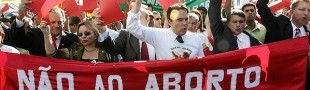 Manifestación contra el aborto en Brasil