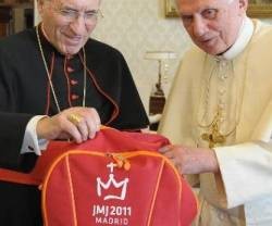 Dos años después, el cardenal Rouco recuerda la JMJ con Benedicto XVI