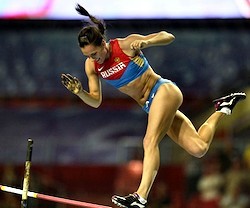 Yelena Isinbayeva suma el mayor número de récords en la historia del atletismo.