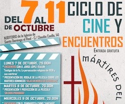 El Arzobispado de Madrid organiza el Ciclo de Cine y Encuentros «Mártires del S.XX»