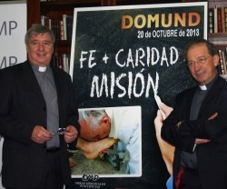 Timoteo Lehane y Anastasio Gil presentan la campaña del Domund 2013