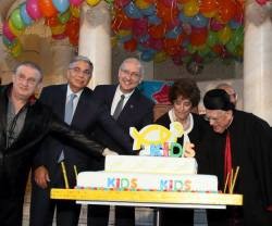 Fiesta de inauguración del canal católico para niños NourKids