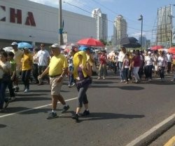 Los panameños marcharon por la familia en distintas ciudades del país