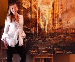 Cristina Bergoglio es una pintora con una obra reconocida en todo el mundo.