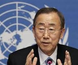 Ban Ki-Moon es el secretario general de Naciones Unidas
