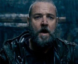 En Noé a Russell Crowe le llueve sobre mojado